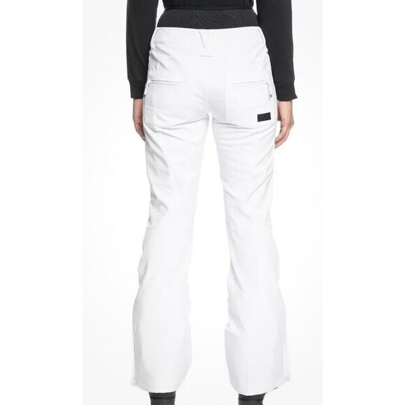 Roxy Rising High Ski Pant - White - Sz Large - Picture 3 of 9